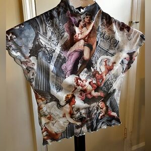 Artistic Print Women Top